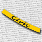 BANNER CIVIC 5ª GENERAZIONE (EG/EH/EJ) — Giallo / Nero