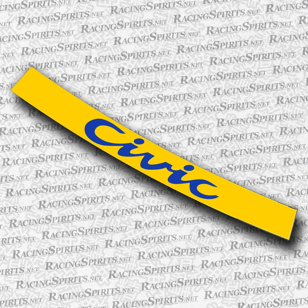 BANNER CIVIC 5ª GENERAZIONE (EG/EH/EJ) — Giallo / Blu