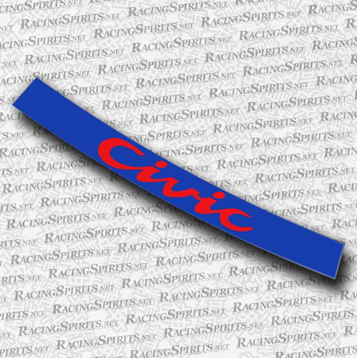 BANNER CIVIC 5ª GENERAZIONE (EG/EH/EJ) — Blu / Rosso