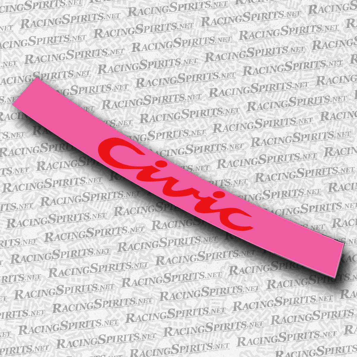 BANNER CIVIC 5ª GENERAZIONE (EG/EH/EJ) — Rosa / Rosso