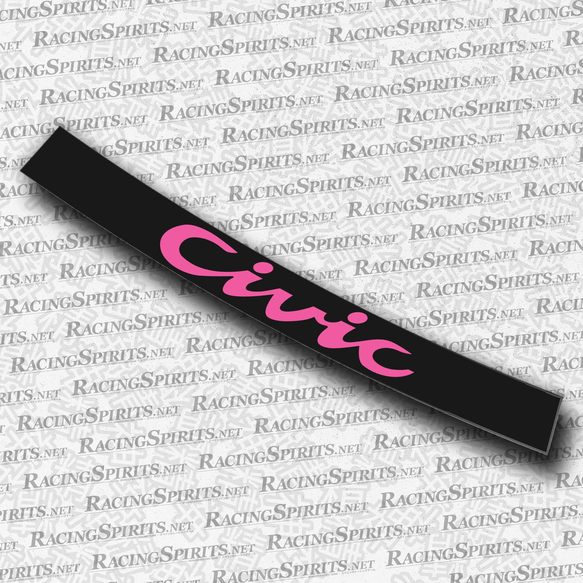 BANNER CIVIC 5ª GENERAZIONE (EG/EH/EJ) — Nero / Rosa