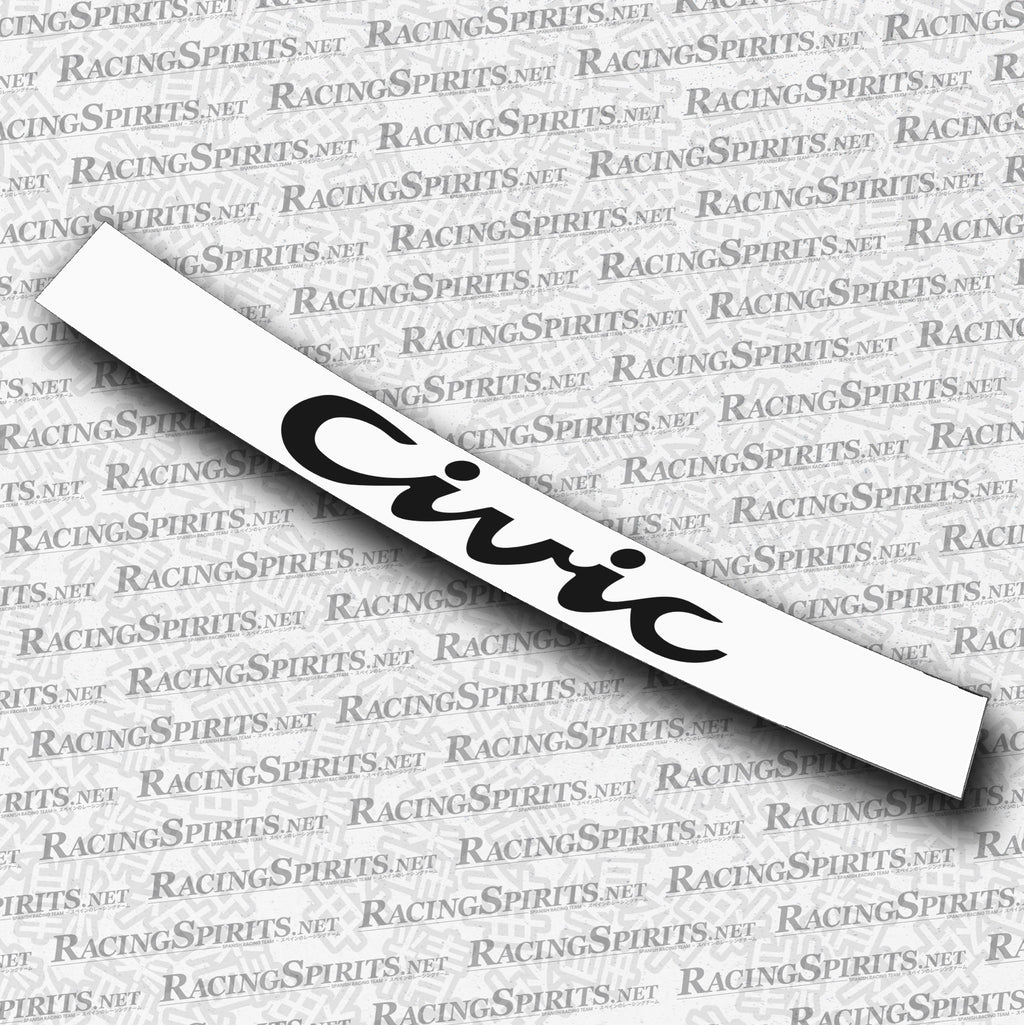 BANNER CIVIC 5ª GENERAZIONE (EG/EH/EJ) — Bianco / Nero
