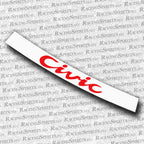 BANNER CIVIC 5ª GENERAZIONE (EG/EH/EJ) — Bianco / Rosso