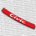 BANNER CIVIC 5ª GENERAZIONE (EG/EH/EJ) — Rosso / Bianco