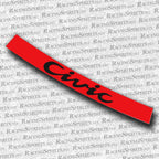 BANNER CIVIC 5ª GENERAZIONE (EG/EH/EJ) — Rosso / Nero