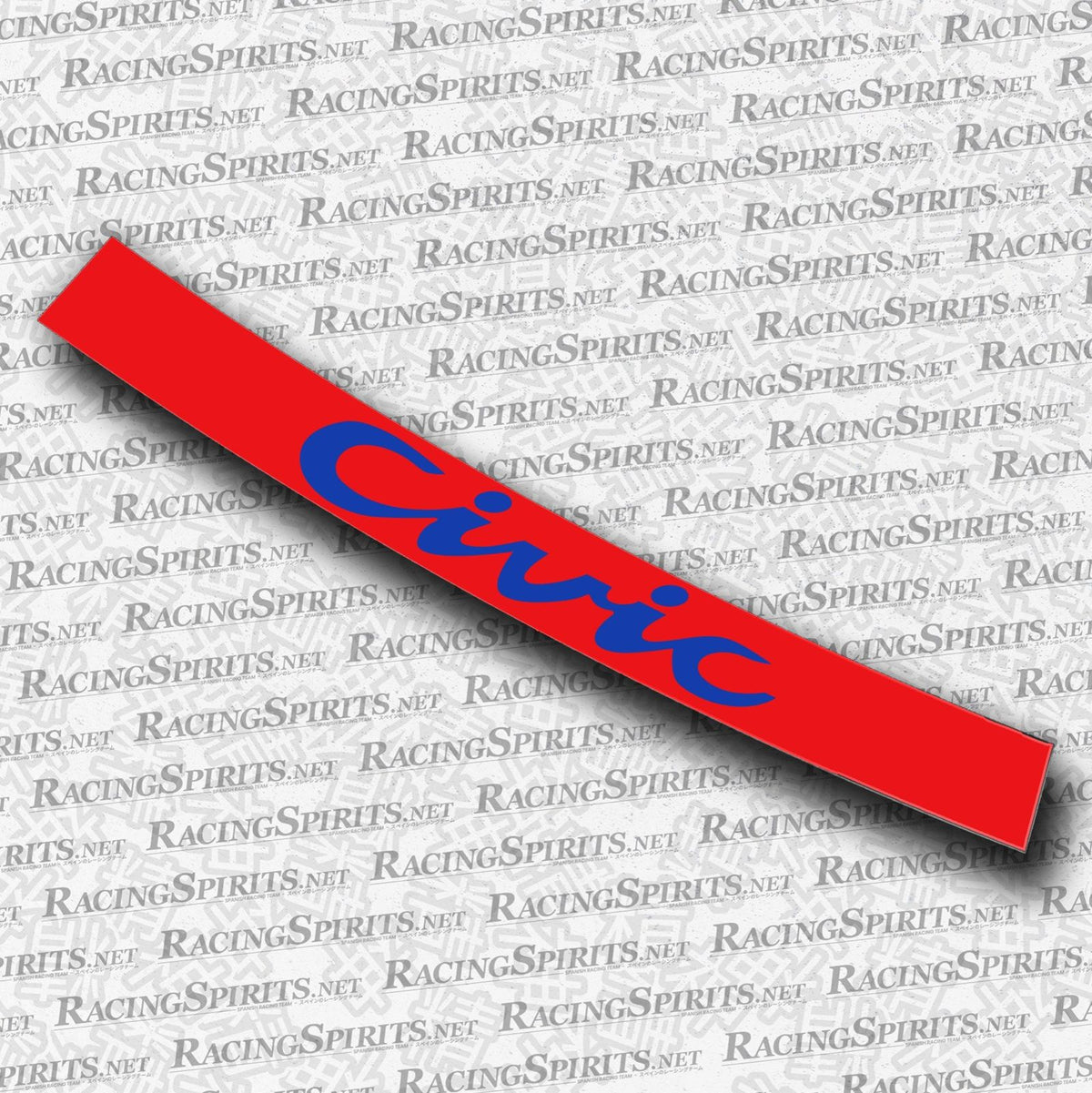 BANNER CIVIC 5ª GENERAZIONE (EG/EH/EJ) — Rosso / Blu