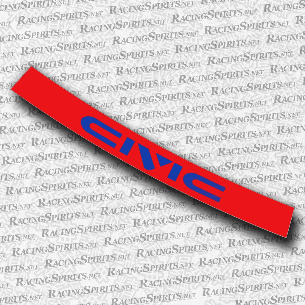 BANNER CIVIC 4ª GENERAZIONE (ED/EF/EC) — Rosso / Blu