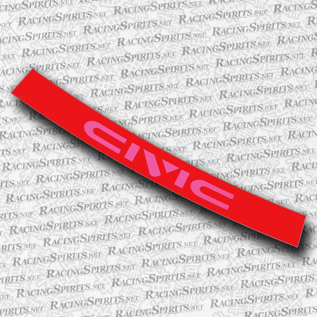 BANNER CIVIC 4ª GENERAZIONE (ED/EF/EC) — Rosso / Rosa