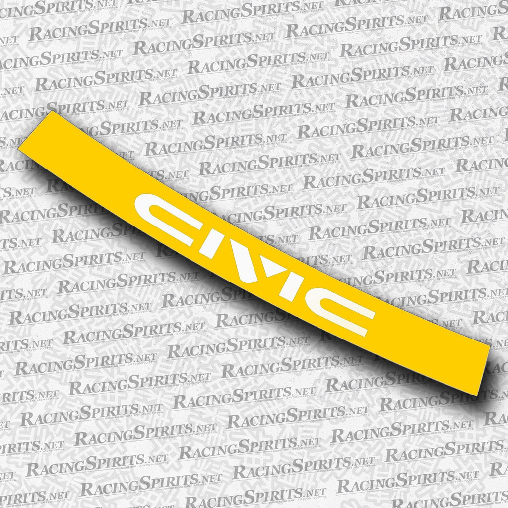 BANNER CIVIC 4ª GENERAZIONE (ED/EF/EC) — Giallo / Bianco