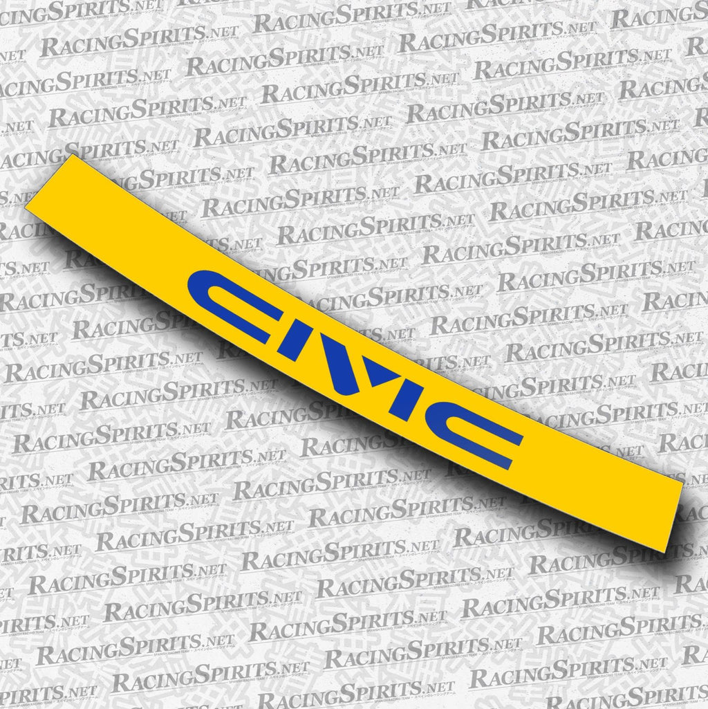 BANNER CIVIC 4ª GENERAZIONE (ED/EF/EC) — Giallo / Blu