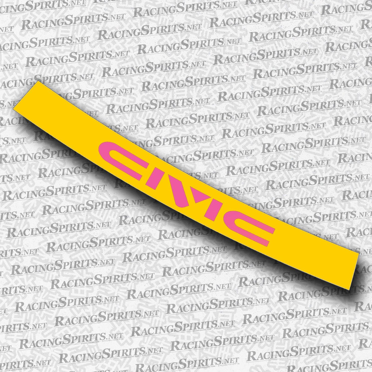 BANNER CIVIC 4ª GENERAZIONE (ED/EF/EC) — Giallo / Rosa