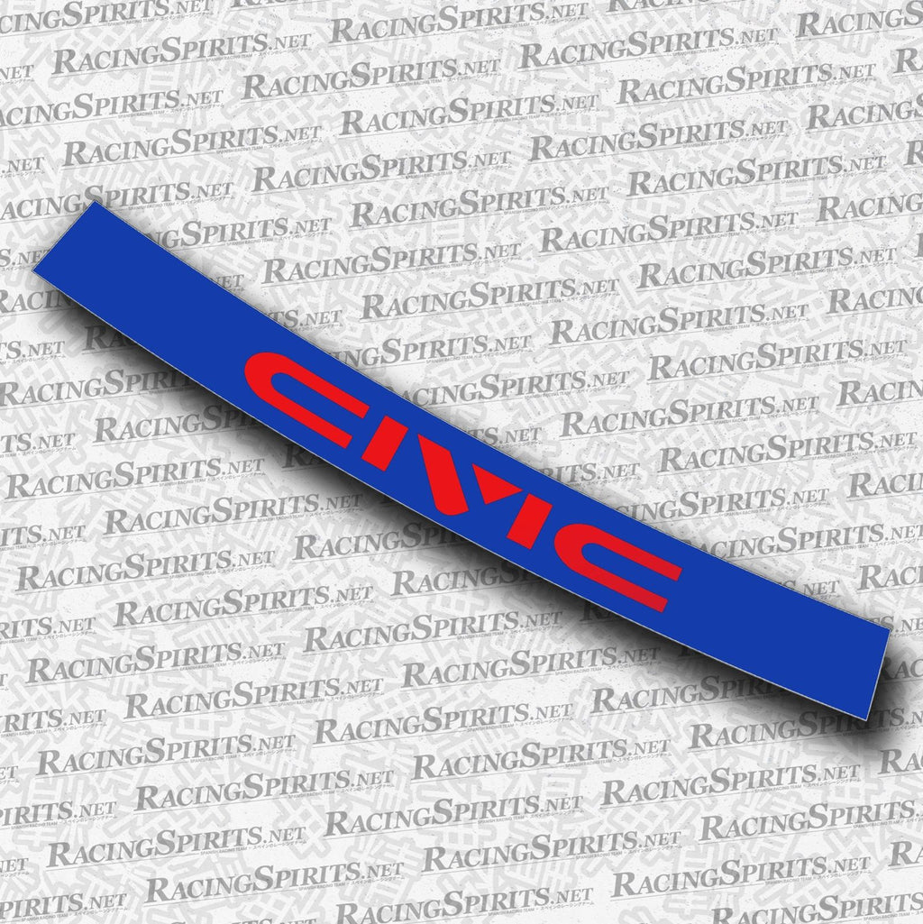 BANNER CIVIC 4ª GENERAZIONE (ED/EF/EC) — Blu / Rosso
