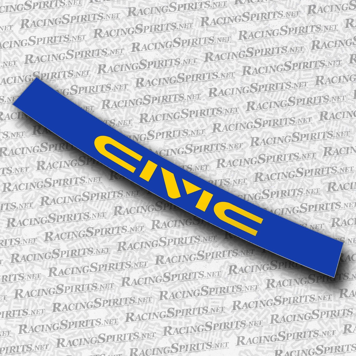 BANNER CIVIC 4ª GENERAZIONE (ED/EF/EC) — Blu / Giallo