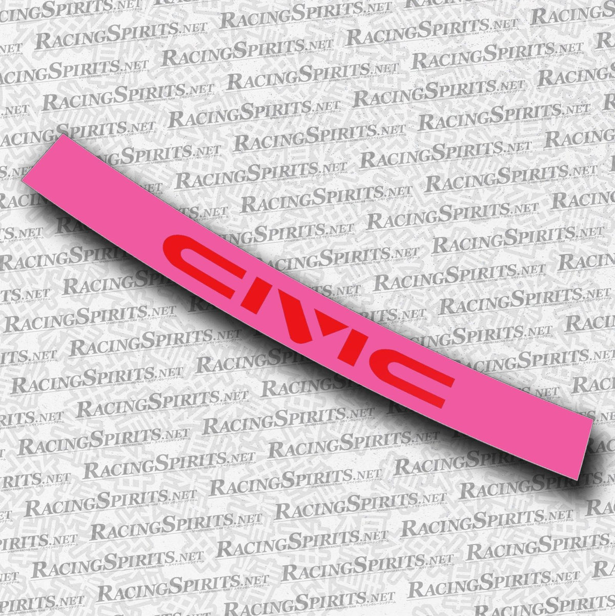 BANNER CIVIC 4ª GENERAZIONE (ED/EF/EC) — Rosa / Rosso