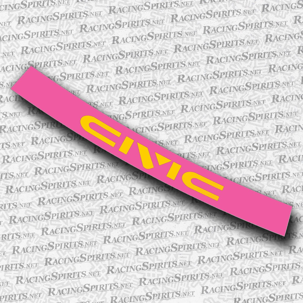 BANNER CIVIC 4ª GENERAZIONE (ED/EF/EC) — Rosa / Giallo