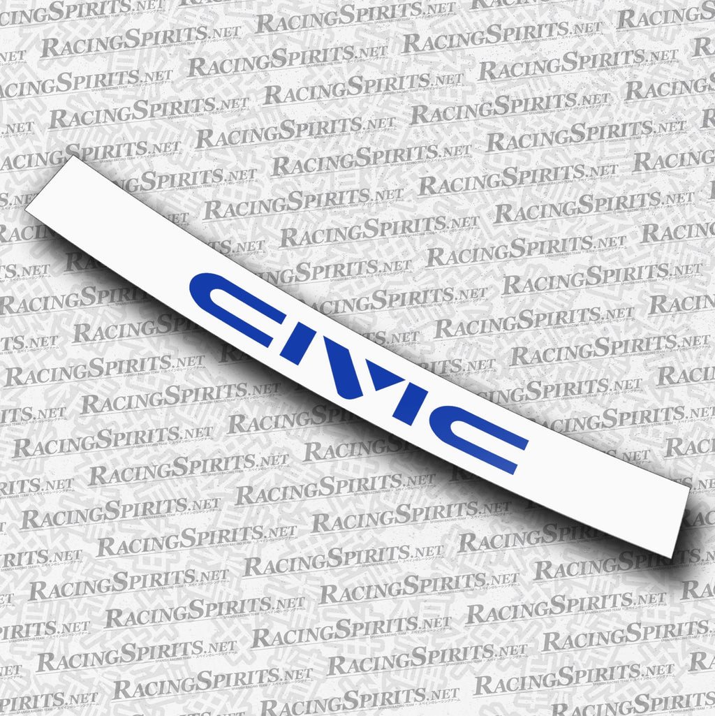 BANNER CIVIC 4ª GENERAZIONE (ED/EF/EC) — Bianco / Blu
