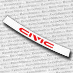 BANNER CIVIC 4ª GENERAZIONE (ED/EF/EC) — Bianco / Rosso