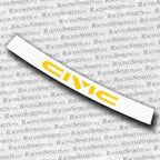 BANNER CIVIC 4ª GENERAZIONE (ED/EF/EC) — Bianco / Giallo