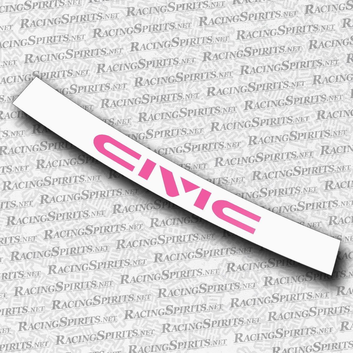 BANNER CIVIC 4ª GENERAZIONE (ED/EF/EC) — Bianco / Rosa