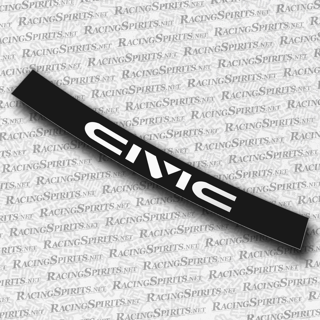 BANNER CIVIC 4ª GENERAZIONE (ED/EF/EC) — Nero / Bianco