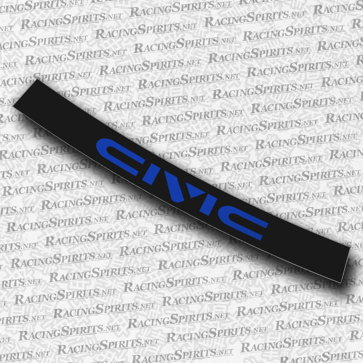 BANNER CIVIC 4ª GENERAZIONE (ED/EF/EC) — Nero / Blu