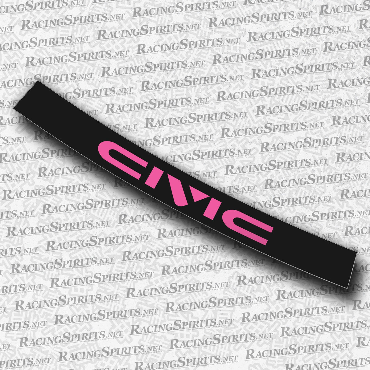 BANNER CIVIC 4ª GENERAZIONE (ED/EF/EC) — Nero / Rosa