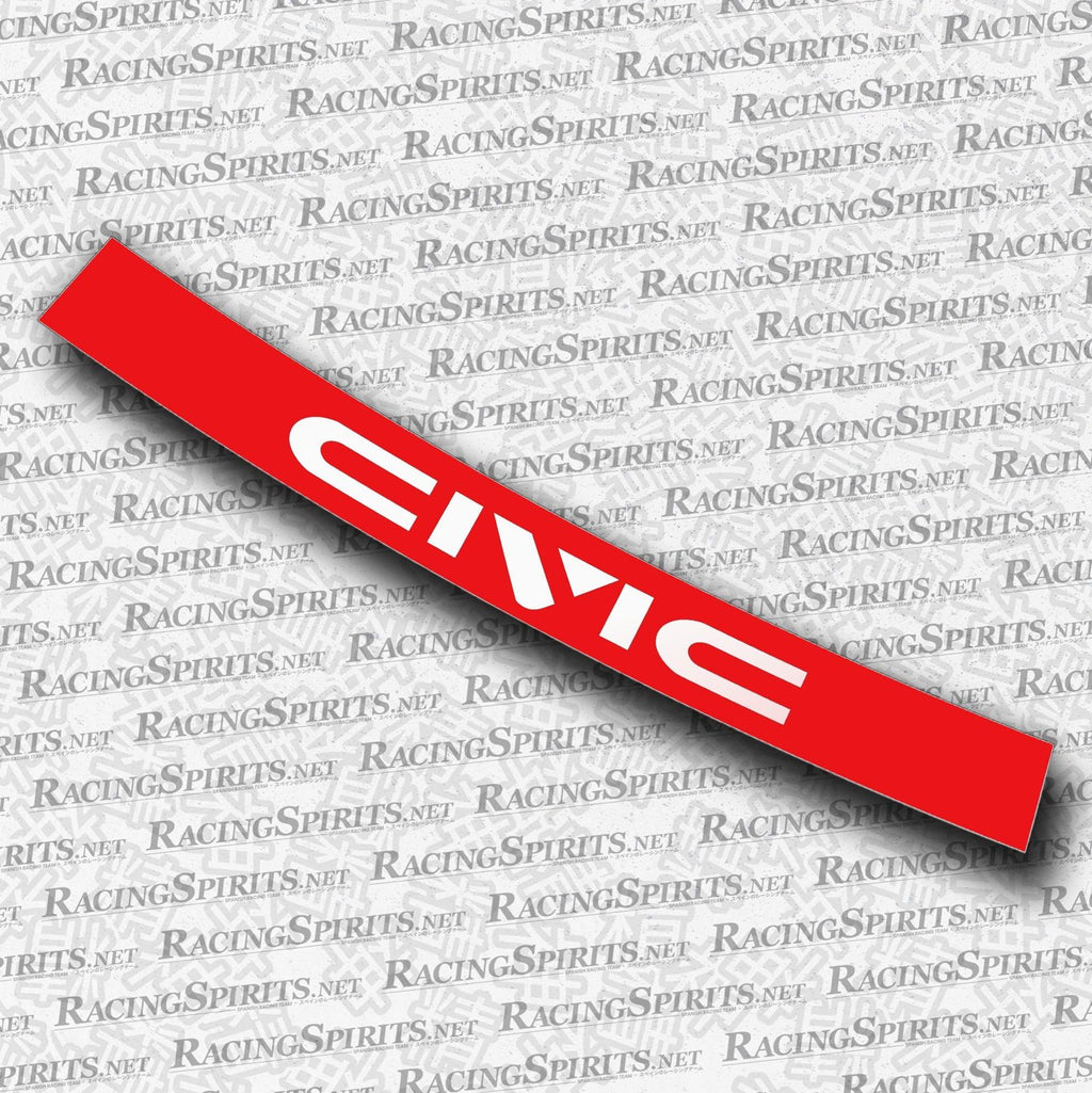 BANNER CIVIC 4ª GENERAZIONE (ED/EF/EC) — Rosso / Bianco
