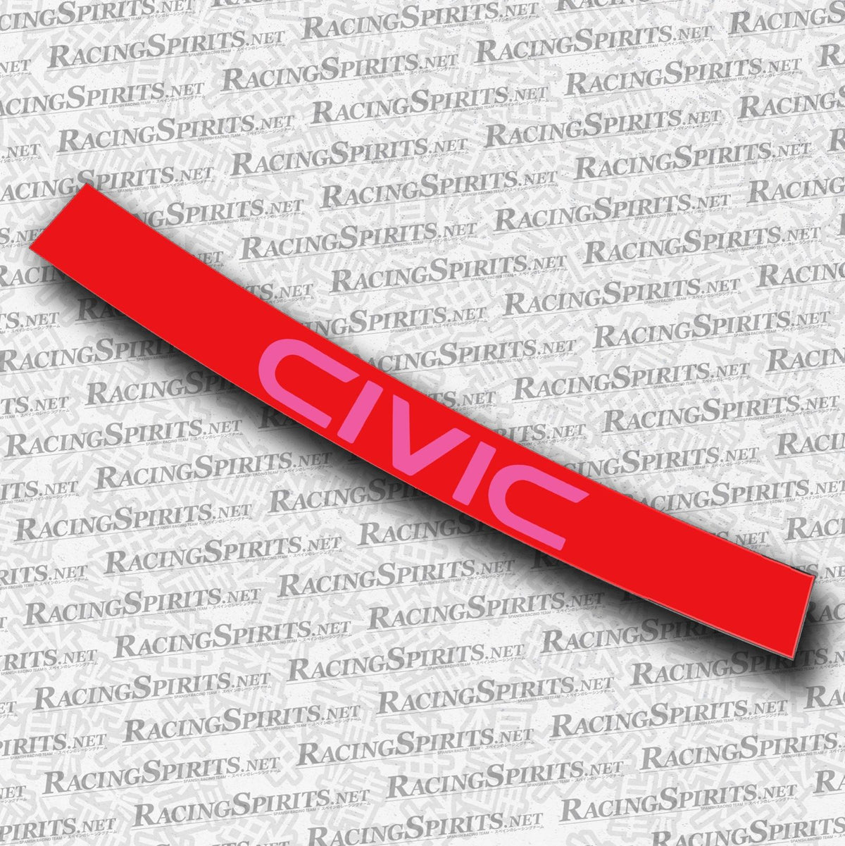 BANNER CIVIC 3ª GENERAZIONE (AG/AH/AT) — Rosso / Rosa