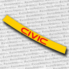 BANNER CIVIC 3ª GENERAZIONE (AG/AH/AT) — Giallo / Rosso