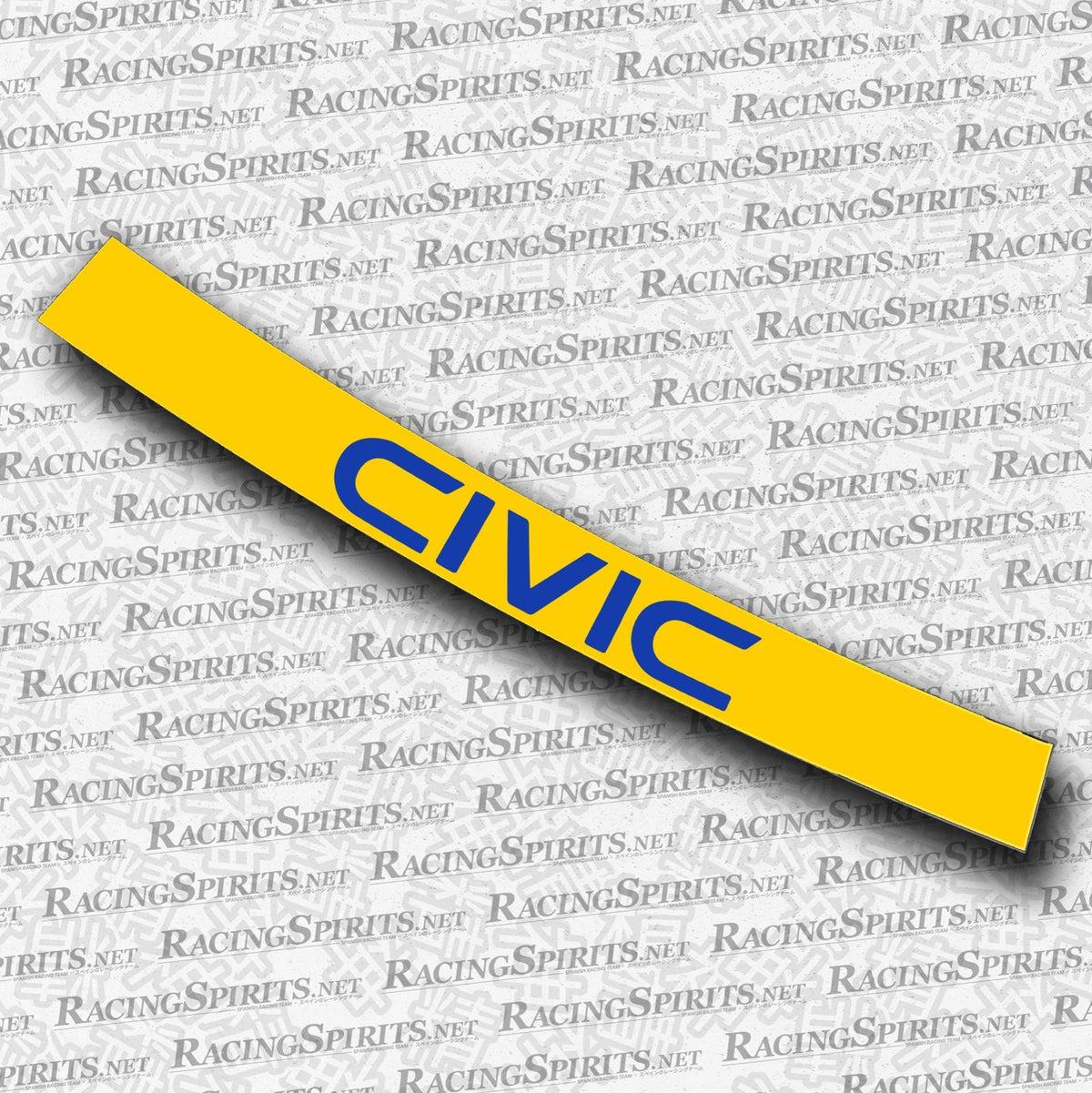 BANNER CIVIC 3ª GENERAZIONE (AG/AH/AT) — Giallo / Blu