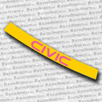 BANNER CIVIC 3ª GENERAZIONE (AG/AH/AT) — Giallo / Rosa