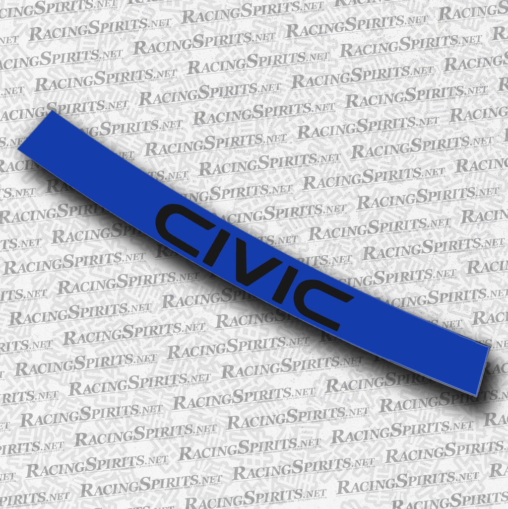 BANNER CIVIC 3ª GENERAZIONE (AG/AH/AT) — Blu / Nero