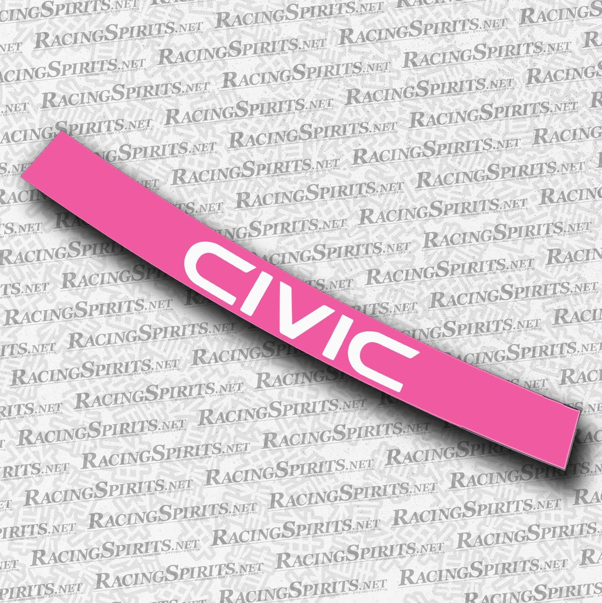 BANNER CIVIC 3ª GENERAZIONE (AG/AH/AT) — Rosa / Bianco
