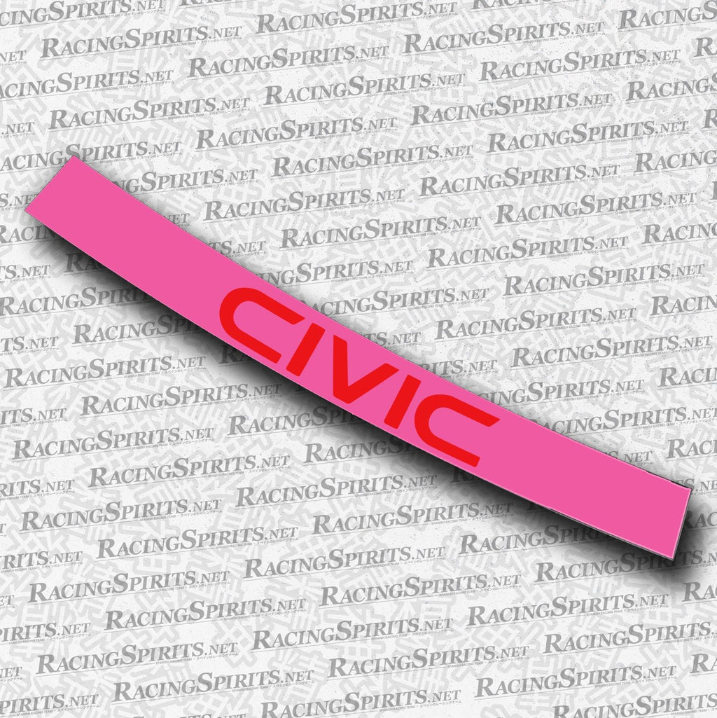 BANNER CIVIC 3ª GENERAZIONE (AG/AH/AT) — Rosa / Rosso