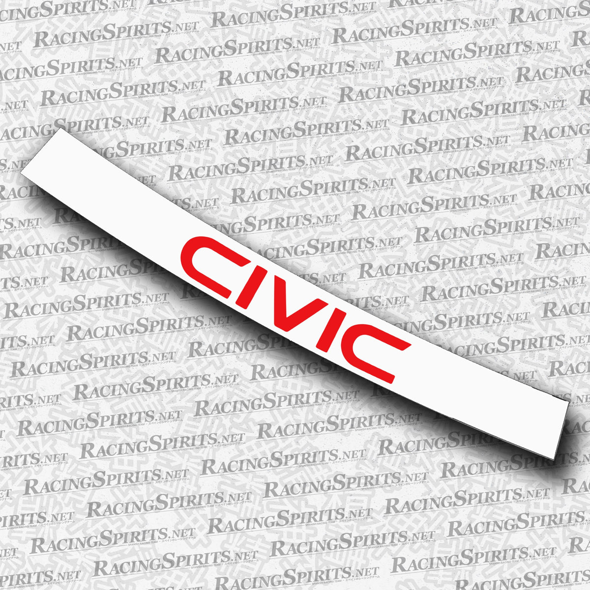 BANNER CIVIC 3ª GENERAZIONE (AG/AH/AT) — Bianco / Rosso