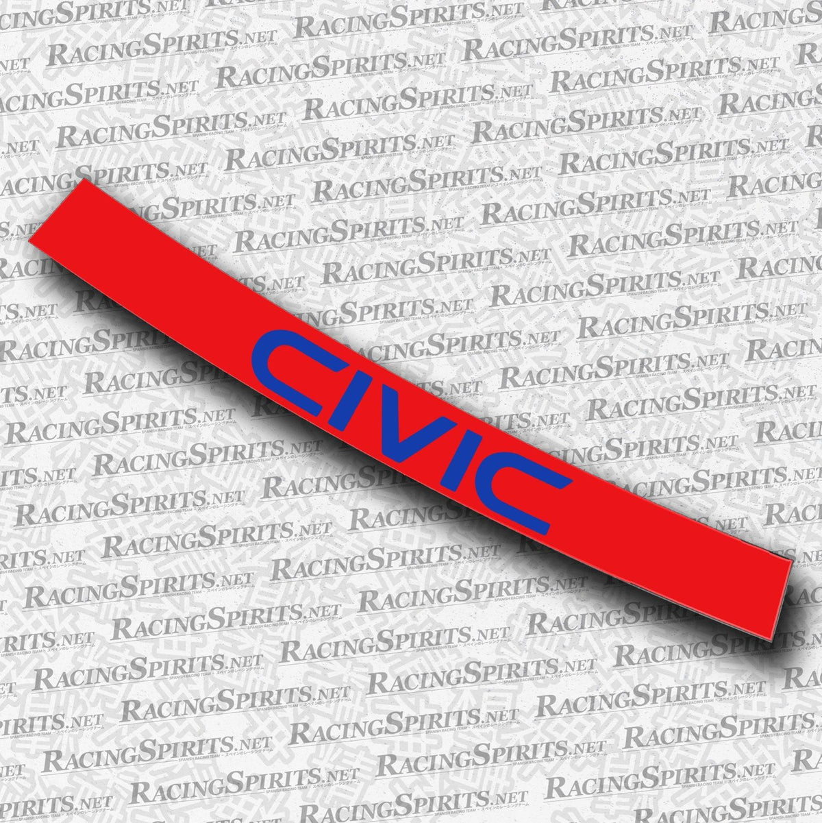 BANNER CIVIC 3ª GENERAZIONE (AG/AH/AT) — Rosso / Blu