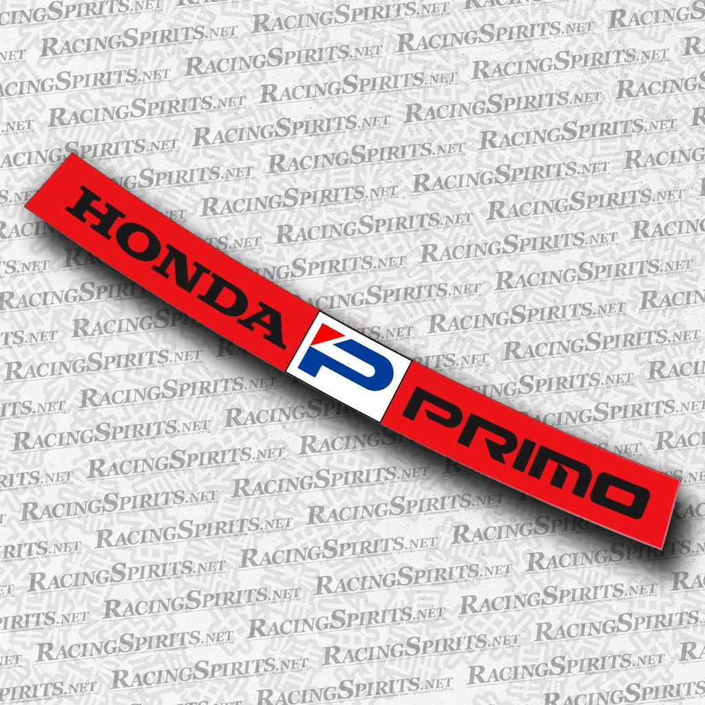 BANNER HONDA PRIMO — Rojo / Negro