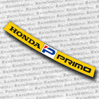 BANNER HONDA PRIMO — Amarillo / Negro