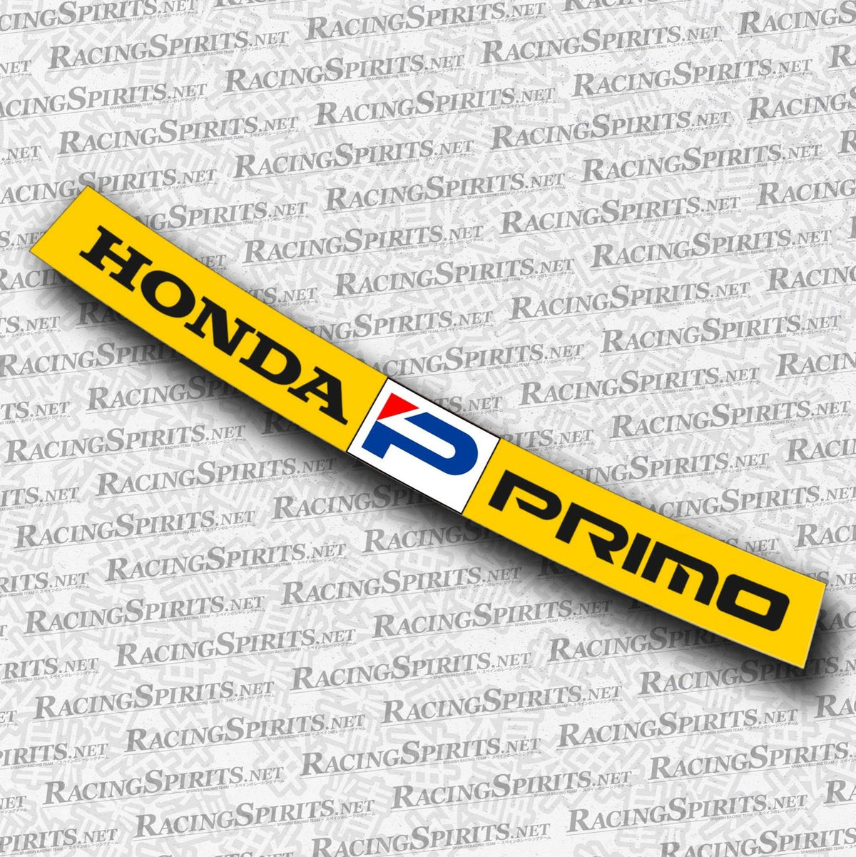 BANNER HONDA PRIMO — Amarillo / Negro