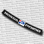 BANNER HONDA PRIMO — Negro / Blanco