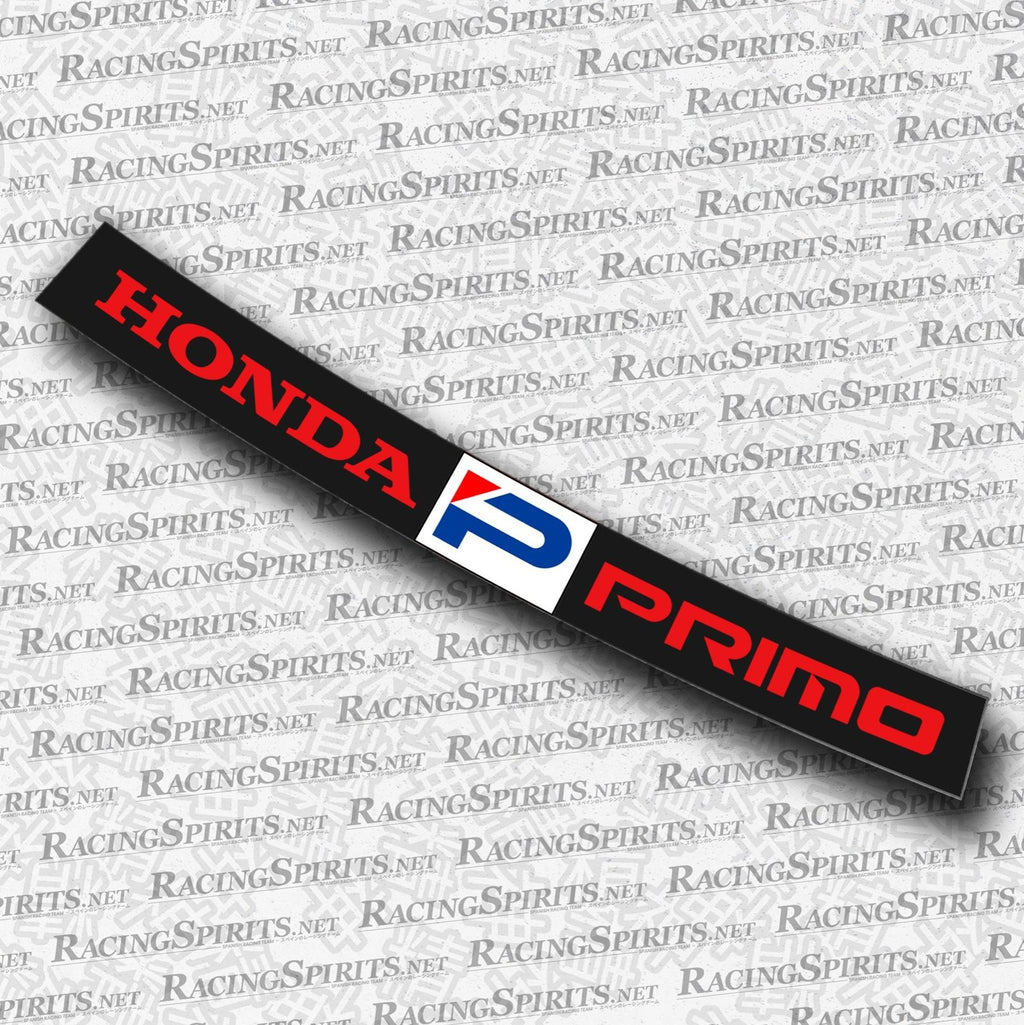 BANNER HONDA PRIMO — Negro / Rojo