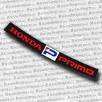 BANNER HONDA PRIMO — Negro / Rojo