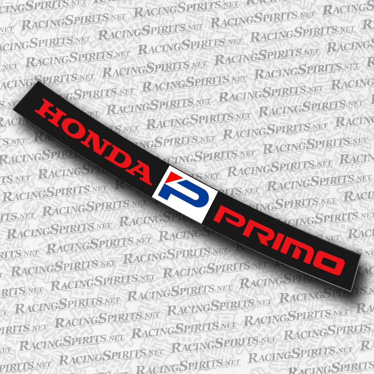 BANNER HONDA PRIMO — Negro / Rojo