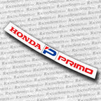 BANNER HONDA PRIMO — Blanco / Rojo