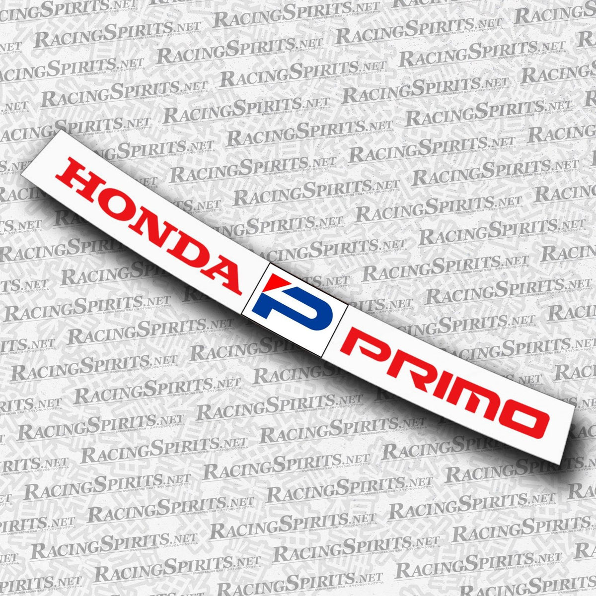 BANNER HONDA PRIMO — Blanco / Rojo