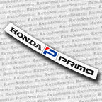 BANNER HONDA PRIMO — Blanco / Negro