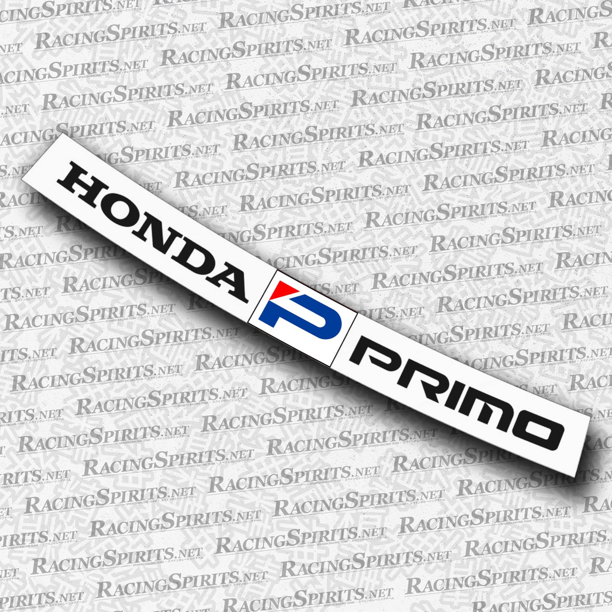 BANNER HONDA PRIMO — Blanco / Negro