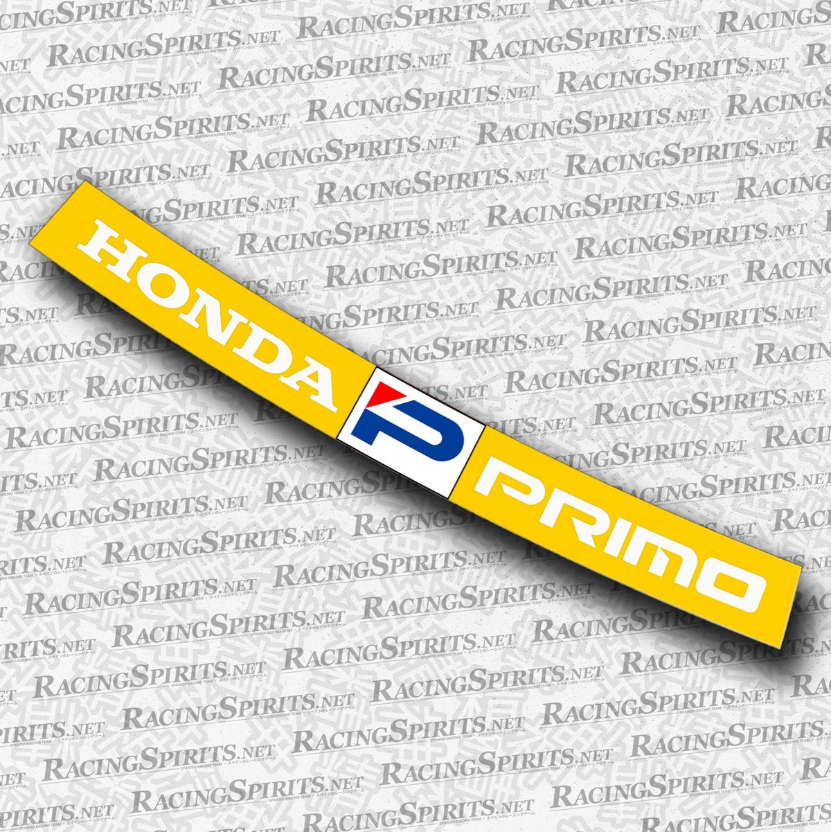 BANNER HONDA PRIMO — Amarillo / Blanco