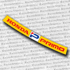 BANNER HONDA PRIMO — Amarillo / Rojo