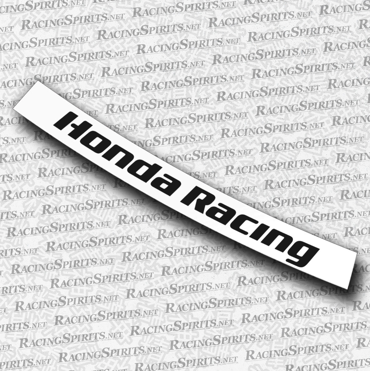 BANNER HONDA RACING — Bianco / Nero